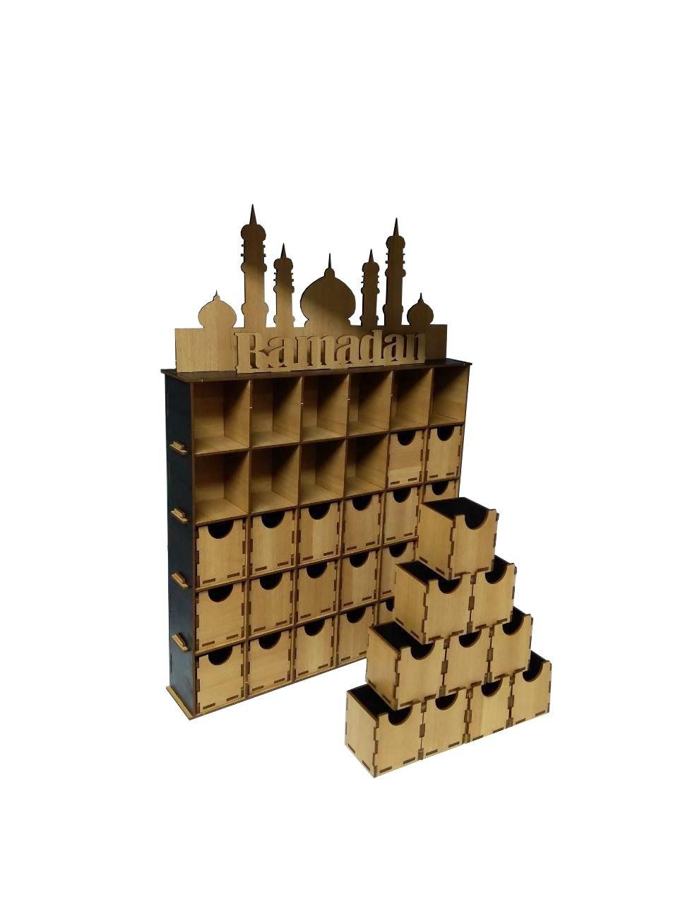 صندوق ديكور خشبي عشان شهر رمضان
